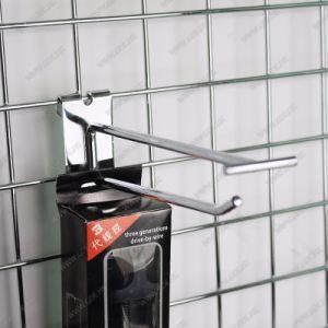 Metal Chrome Gridwall Display Price Tag Hook