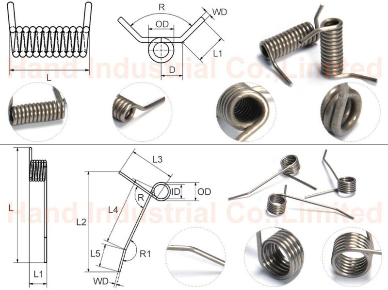 Stainless Steel Spring Torsion Spring for Downlight