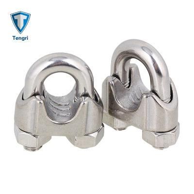 DIN 741 DIN 1142 Stainless Steel Wire Rope Clip Wire Rope Loop Clamps for Cable End Connections