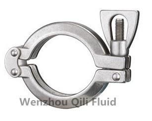 Sanitary Stainless Steel Heavy Duty Double Pin Clamp