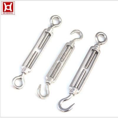 Hardware Parts Drop Forged Open Body Stainless Steel Turnbuckle Eye-Hooks