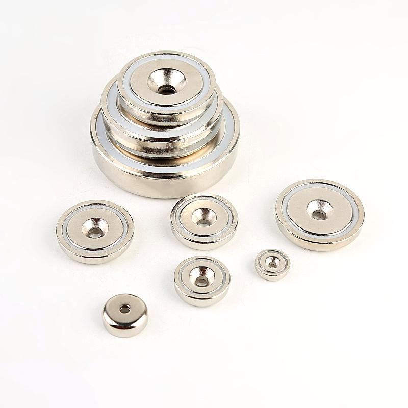 D32mm 14 Years Experience Neo Lowes Neodymium NdFeB Round Base Shallow Pot Magnet