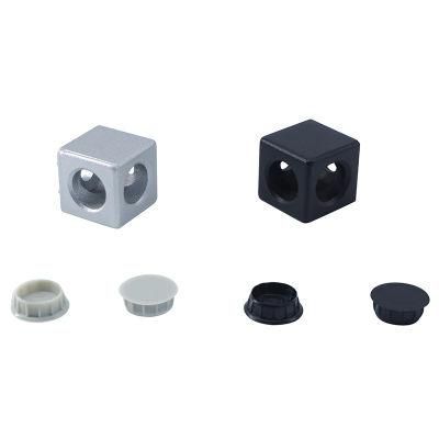 China Manufacturer Casting Alulminium 25X25 2 Way Corner Bracket for Aluminum Extrusion/Robot Frame/Assembly Line 25 30 40 45