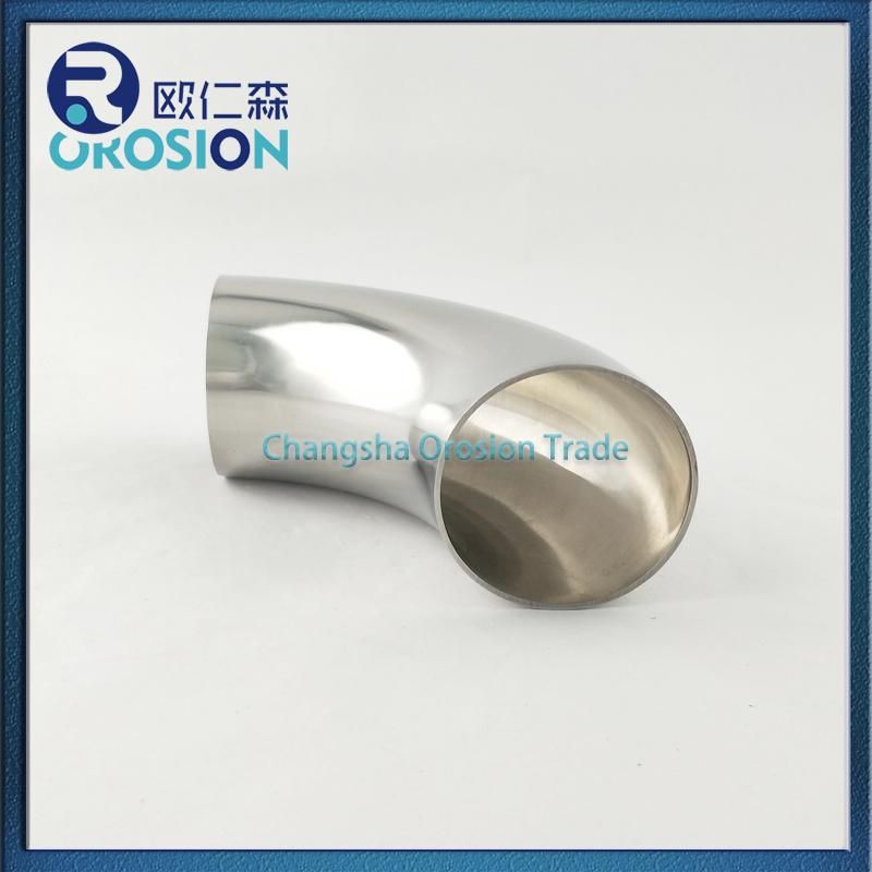 90 Degrees Weld Bend for Sanitary Grade
