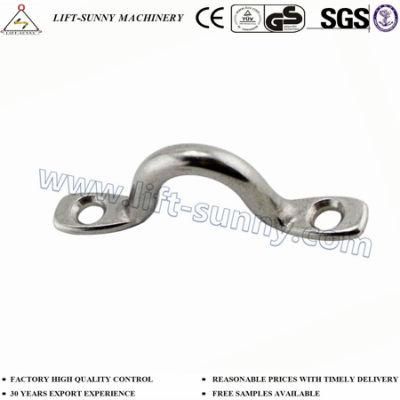 304 316 Stainless Steel Oval Pad Eye Plate