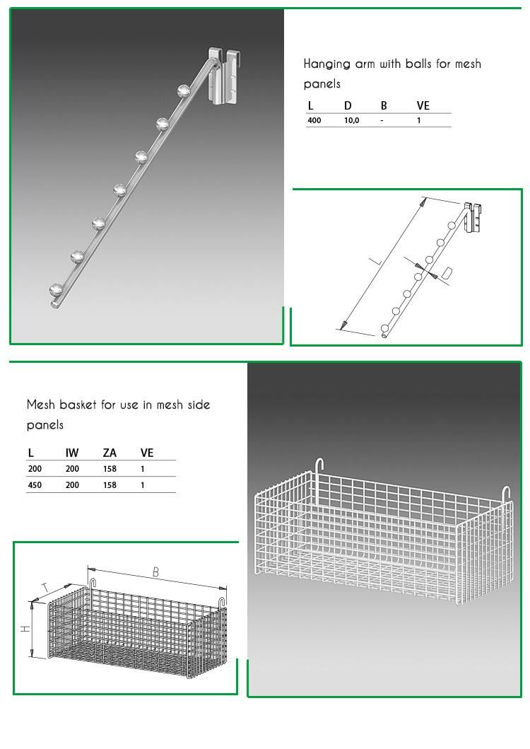 Wire Metal Gridwall Display Hooks