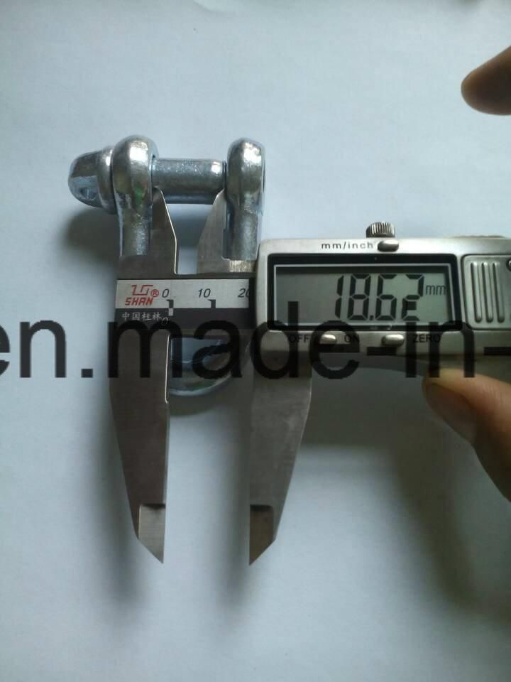 0.25ton 8mm DIN82101 Forged Shackle for Lifting with Galvanized Surface