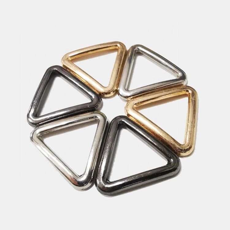 Triangle Buckle Connect Ring for Belt Accessories Zinc Alloy Triangle Ring Buckle