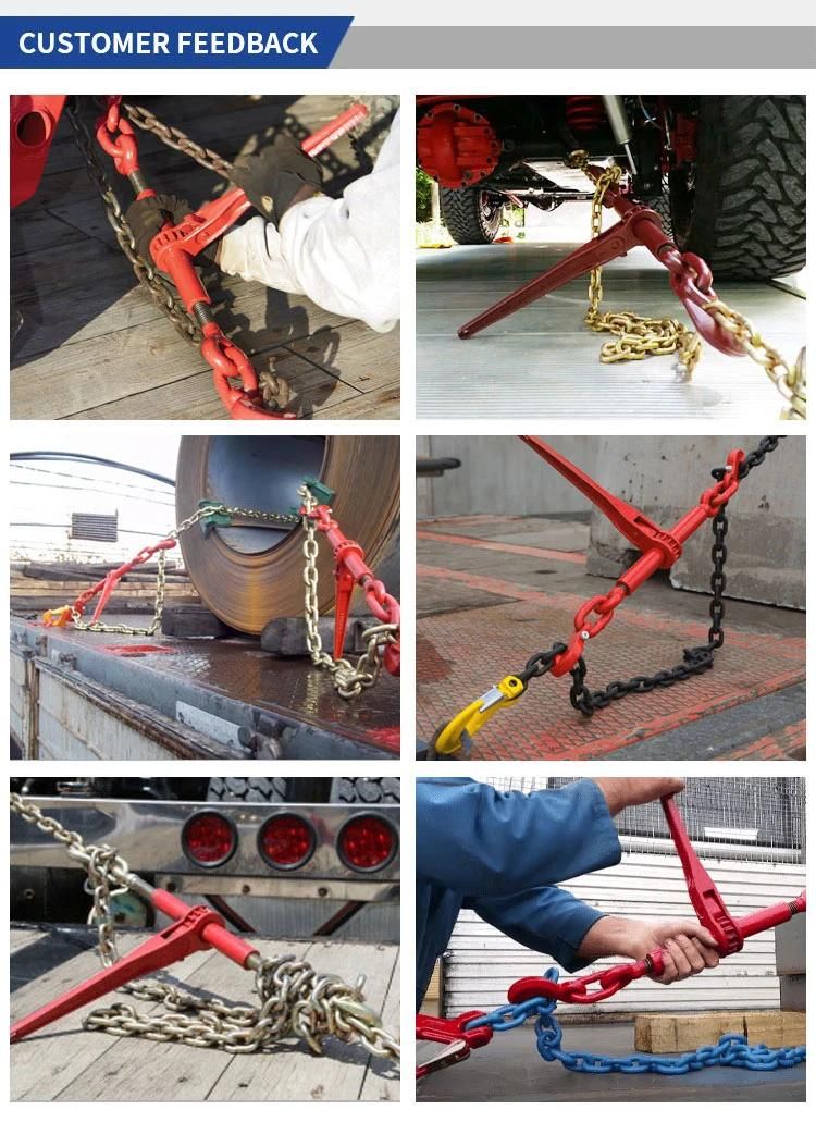 Red Spray Paint Alloy Steel Drop Forged Lever Type Load Binder