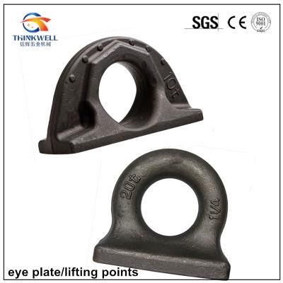 Forged Steel Weld on Eye Plate with Rectangular Base