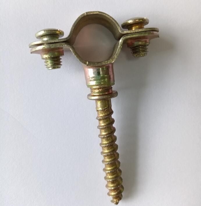 Hardware Metal Carbon Steel M7 Light Pipe Clamp with Zinc Plated