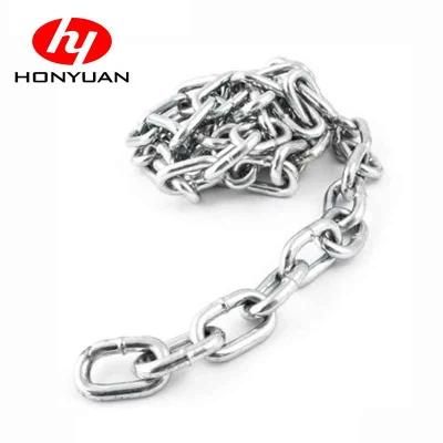 Galvanized DIN5686 Weldless Knotted Chain Double Loop Chain