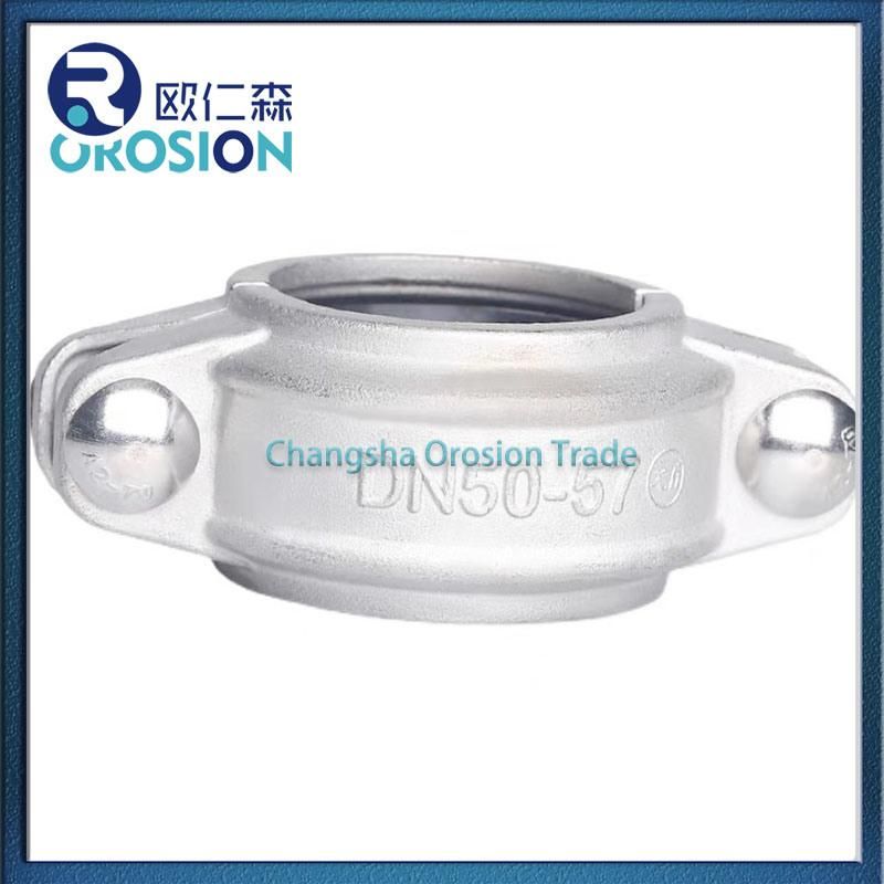 Stainless Steel Grooved Coupling Clamp for Pipe Joining
