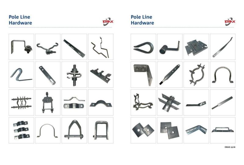 Hot DIP Galvanized Bracket for Pole Line Hardware