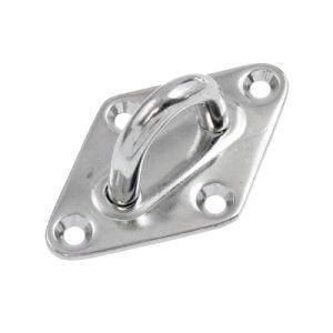 Stainless Steel Square Pad Eye Plate with Ring Stainless Steel Rigging Hardware Swivel Pad Eye Platestainless Steel Folding