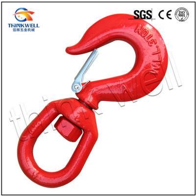 Drop Forged S322 Hoist Swivel Hook with Safety Latch