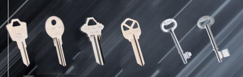 High-Quality Logo Customized Design Metal Blank Key for Door