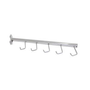 Wholesale Metal Chrome Commercial Hooks Coat Display Hook for Slotted Channel