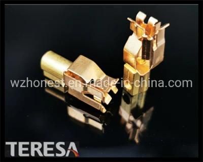 Electrical Copper Brass Socket Contact with ISO9001