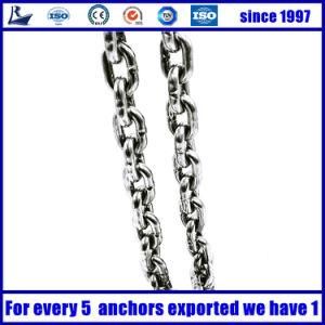 AISI316 Stainless Steel DIN766 Boat Anchor Chain Stud Link Anchor Chain