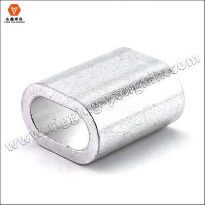 Aluminum Sleeves Oval Double Hole Hourglass Shape Ferrules for Crimping Steel Wire Rope Ferrule