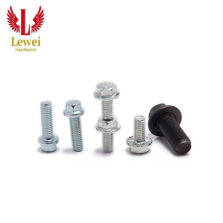 DIN6921 Carbon Steel Stainless Steel M3-M56 Hex Head Flanged Bolt and Nut