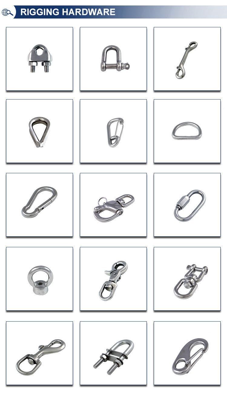 Stainless Steel Screw Pin Long Dee Shackle