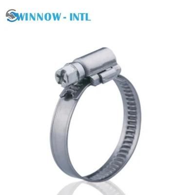 Quality German Type Hose Clamp with Slotted Head Screw