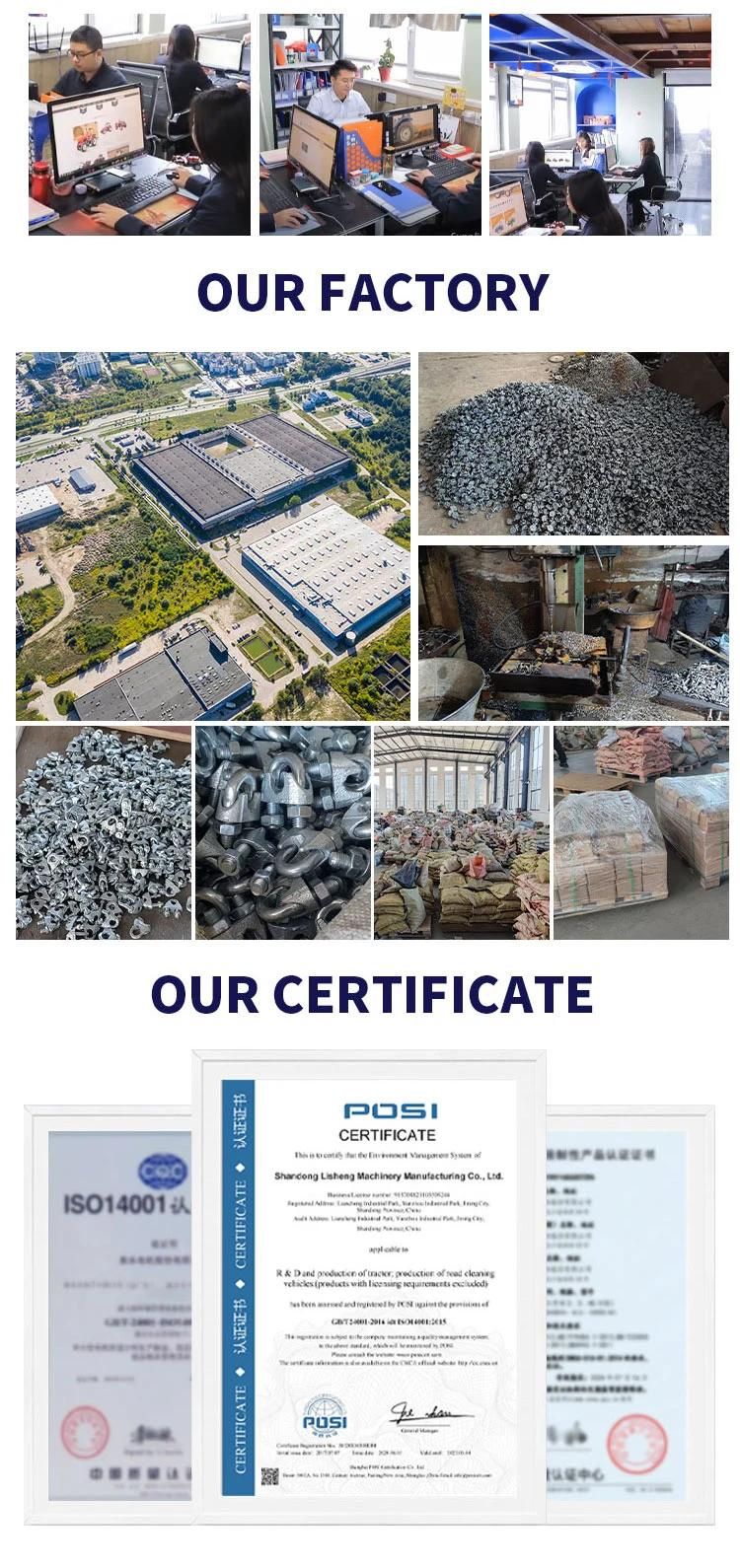 China Rigging Hardware Factory Sells Malleable Stainless Steel Wire Rope Clip