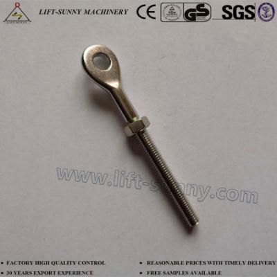 304 316 Stainless Steel Outside Thread Cable Eye Swage Terminal