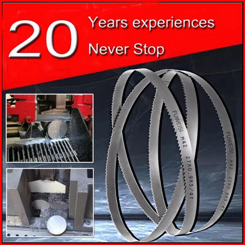 M42 Bi-Metal Band Saw Blade for H13 Mould Steel Cutting.