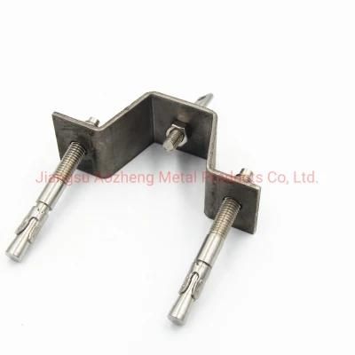 Hot Sales Stainless Steel Z Bracket with Pin Flat Bot for Wall Curtain