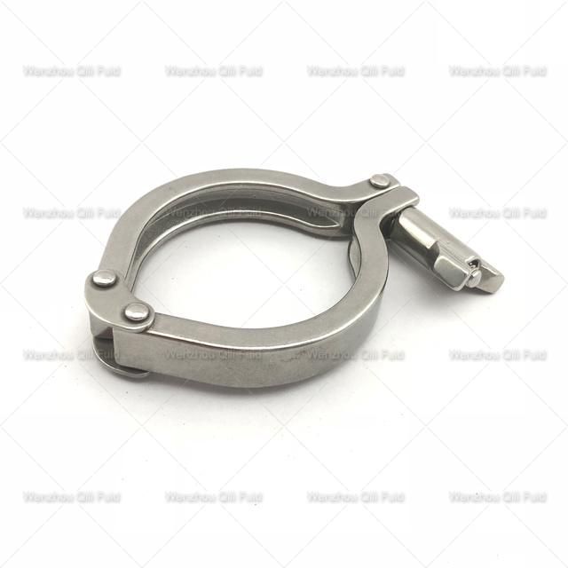 SS304 Sanitary Stainless Steel Double Pin Clamp