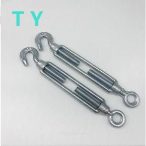 Factory Supplier Electro Galvanized Malleable Commercial Type Turnbuckle Fastener