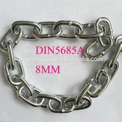 Smooth Welded Zinc Plated DIN5685A 8mm Short Link