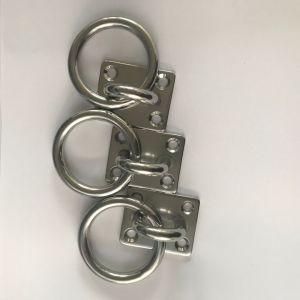 Marine Hardware Stainless Steel 304/316 Round Eye Plate with Ring From China Supplier