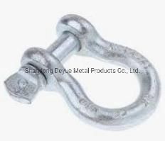 Us Type Screw Pin Anchor Shackle Drop Forged Bow Shackle G2130