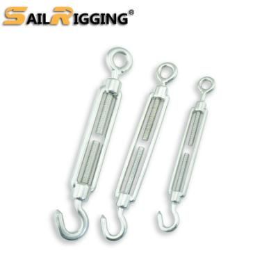 Heavy Duty Stainless Steel Polished DIN1480 M24 Turnbuckles Eye-Hook