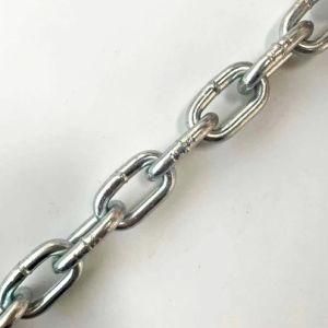 Q235 Electro-Galvanized Ordinary Mild Steel Link Chain Sliver Chain Medium Smooth Link Chain