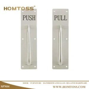 Public Toilet and Washroom Stainless Steel Indicator Board Plate Number Push and Pull Sign Plate (SPN04)