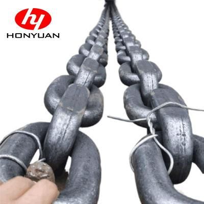 81mm Marine Stud Link Anchor Chain in Stock with CCS Certificate