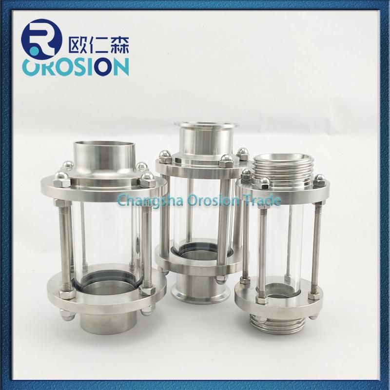 Stainless Steel Sanitary Tri-Clamp Ferrule End Sight Glass