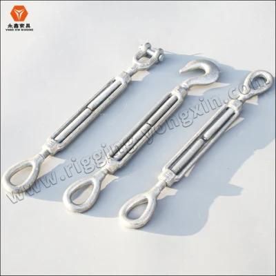 Wholesales Commercial Drop Forged Carbon Steel Us Type Eye Hook Eye to Hook Turn Buckle