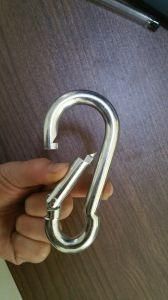 DIN5299c Galvanized Spring Carabiner Hook