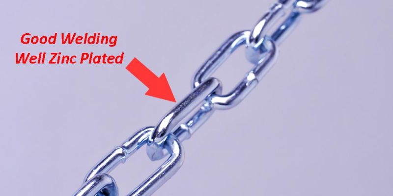 High Quality DIN763 Standard Galvanized Link Chain