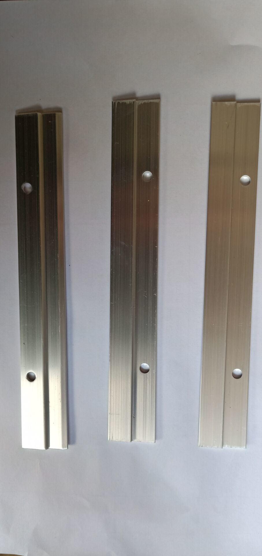 Clear Anodize Aluminum 6063-T6 4 Hole Inside Gusset Corner Bracket