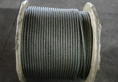 High Quality Ungalvanized Steel Rope 6X19+Iwrc