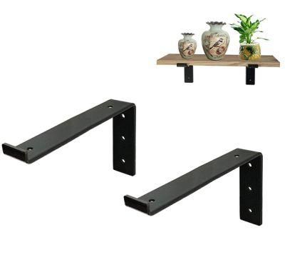 Heavy Duty Industrial Metal Wall Floating Lip Shelf L Bracket