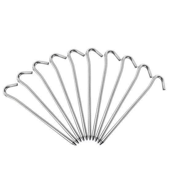 Heavy Duty Stainless Steel Tent Stakes, Tent Nails