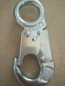 Steel Safety Galvanized Rope Snap Hook with Double Latch
